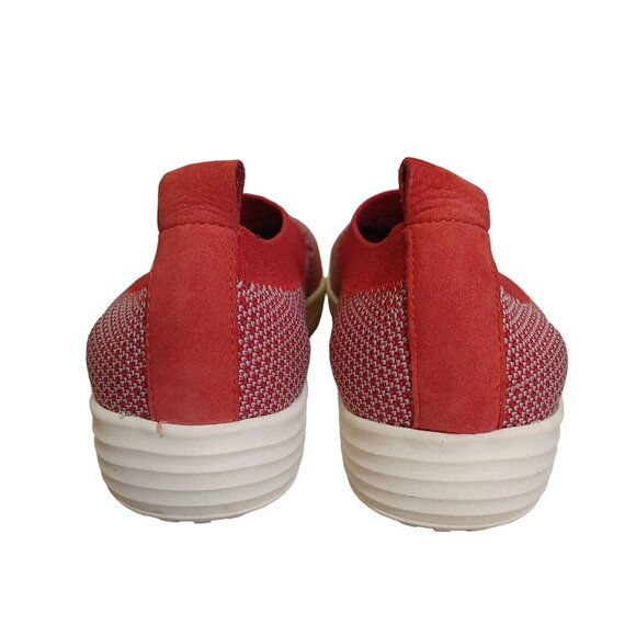 ✅Bionica Merigold RED Knit Slip-On Walking Shoes Women's 8.5 Comfort Sneakers👟 - Picture 6 of 11